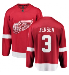 Youth Detroit Red Wings #3 Nick Jensen Fanatics Branded Red Home Breakaway NHL Jersey