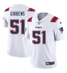 Men's New England Patriots #51 Jack Gibbens White 2025 Vapor Limited Football Stitched Jersey