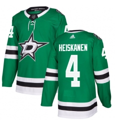 Youth Adidas Dallas Stars #4 Miro Heiskanen Authentic Green Home NHL Jersey
