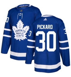 Youth Adidas Toronto Maple Leafs #30 Calvin Pickard Authentic Royal Blue Home NHL Jersey