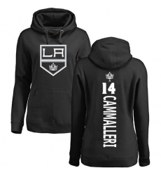 NHL Women's Adidas Los Angeles Kings #14 Mike Cammalleri Black Backer Pullover Hoodie