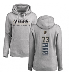 NHL Women's Adidas Vegas Golden Knights #73 Brandon Pirri Gray Backer Pullover Hoodie