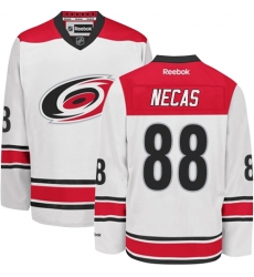 Men's Reebok Carolina Hurricanes #88 Martin Necas Authentic White Away NHL Jersey