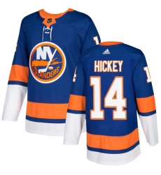 Youth Adidas New York Islanders #14 Thomas Hickey Premier Royal Blue Home NHL Jersey