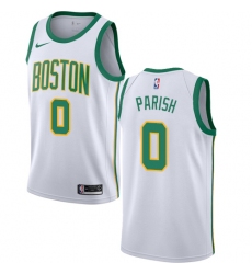 Women's Nike Boston Celtics #0 Robert Parish Swingman White NBA Jersey - City Edition