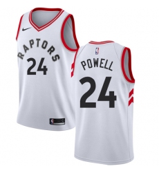 Women's Nike Toronto Raptors #24 Norman Powell Authentic White NBA Jersey - Association Edition