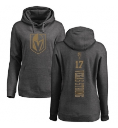 NHL Women's Adidas Vegas Golden Knights #17 Vegas Strong Charcoal One Color Backer Pullover Hoodie