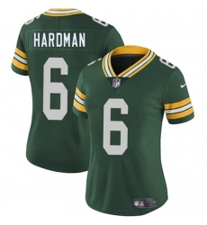 Women's Green Bay Packers #6 Mecole Hardman Green 2025 Vapor Untouchable Limited Football Stitched Jersey(Run Small)