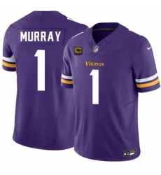 Men's Minnesota Vikings #1 Kyler Murray Purple 2026 F.U.S.E. 4-Star C Vapor Untouchable Limited Football Stitched Jersey
