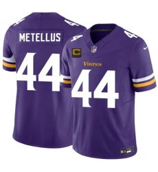 Men's Minnesota Vikings #44 Josh Metellus Purple 2026 F.U.S.E. 4-Star C Vapor Untouchable Limited Football Stitched Jersey