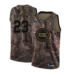 Women's Nike Detroit Pistons #23 Blake Griffin Swingman Camo Realtree Collection NBA Jersey