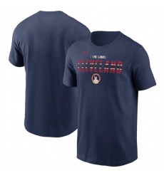 Men's Cleveland Guardians Navy 2024 City Connect Graphic T-Shirt