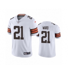 Cleveland Browns #21 Denzel Ward White 2020 Vapor Limited Jersey