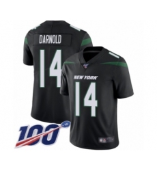 Men's New York Jets #14 Sam Darnold Limited Green Rush Vapor Untouchable 100th Season Football Jersey