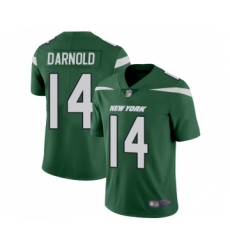 Youth New York Jets #14 Sam Darnold Green Team Color Vapor Untouchable Limited Player Football Jersey