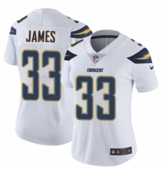 Women's Nike Los Angeles Chargers #33 Derwin James White Vapor Untouchable Limited Player NFL Jersey