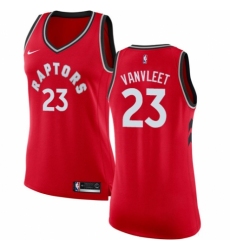 Women's Nike Toronto Raptors #23 Fred VanVleet Swingman Red NBA Jersey - Icon Edition