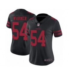 Women's San Francisco 49ers #54 Fred Warner Black Vapor Untouchable Limited Player Football Jersey