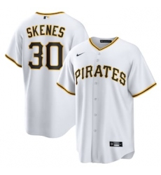 Men's Pittsburgh Pirates #30 Paul Skenes Nike White Home Replica Player Jersey