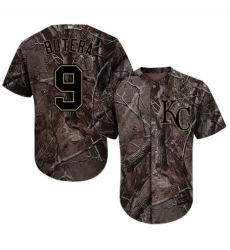 Youth Majestic Kansas City Royals #9 Drew Butera Authentic Camo Realtree Collection Flex Base MLB Jersey