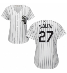 Women's Majestic Chicago White Sox #27 Lucas Giolito Replica White Home Cool Base MLB Jersey
