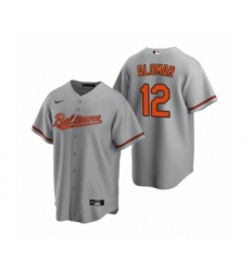 Youth Baltimore Orioles #12 Roberto Alomar Nike Gray Replica Road Jersey