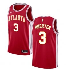 Women's Nike Atlanta Hawks #3 Kevin Huerter Swingman Red NBA Jersey Statement Edition