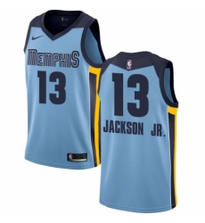 Women's Nike Memphis Grizzlies #13 Jaren Jackson Jr. Swingman Light Blue NBA Jersey Statement Edition
