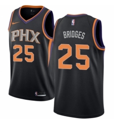Men's Nike Phoenix Suns #25 Mikal Bridges Swingman Black NBA Jersey Statement Edition