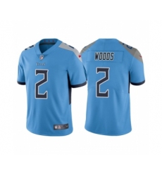 Men's Tennessee Titans #2 Robert Woods Blue Vapor Untouchable Stitched Jersey