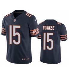 Men's Chicago Bears #15 Rome Odunze Navy 2024 Draft Vapor Stitched Football Jersey