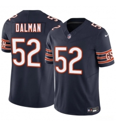 Men's Chicago Bears #52 Drew Dalman Navy 2025 F.U.S.E. Vapor Football Stitched Jersey