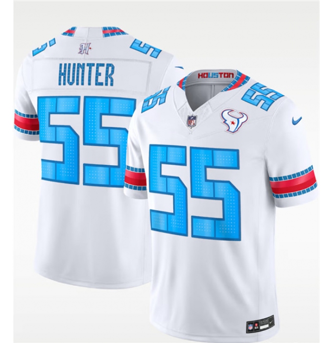 Men's Houston Texans #55 Danielle Hunter White 2026 F.U.S.E. Rivalries Collection Limited Football Stitched Jersey