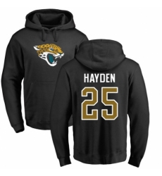 NFL Nike Jacksonville Jaguars #25 D.J. Hayden Black Name & Number Logo Pullover Hoodie
