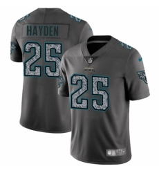 Youth Nike Jacksonville Jaguars #25 D.J. Hayden Gray Static Vapor Untouchable Limited NFL Jersey
