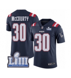 Men's Nike New England Patriots #30 Jason McCourty Limited Navy Blue Rush Vapor Untouchable Super Bowl LIII Bound NFL Jersey
