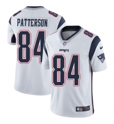 Youth Nike New England Patriots #84 Cordarrelle Patterson White Vapor Untouchable Limited Player NFL Jersey