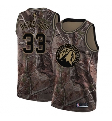 Men's Nike Minnesota Timberwolves #33 Keita Bates-Diop Swingman Camo Realtree Collection NBA Jersey