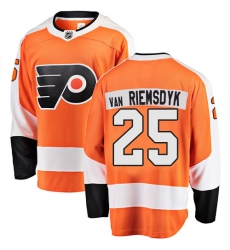 Men's Philadelphia Flyers #25 James Van Riemsdyk Fanatics Branded Orange Home Breakaway NHL Jersey