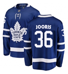 Youth Toronto Maple Leafs #36 Josh Jooris Authentic Royal Blue Home Fanatics Branded Breakaway NHL Jersey