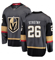 Youth Vegas Golden Knights #26 Paul Stastny Authentic Black Home Fanatics Branded Breakaway NHL Jersey