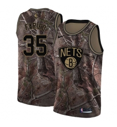 Men's Nike Brooklyn Nets #35 Kenneth Faried Swingman Camo Realtree Collection NBA Jersey