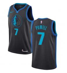 Women's Nike Dallas Mavericks #7 Dwight Powell Swingman Charcoal NBA Jersey - City Edition
