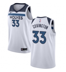 Women's Nike Minnesota Timberwolves #33 Robert Covington Swingman White NBA Jersey - Association Edition