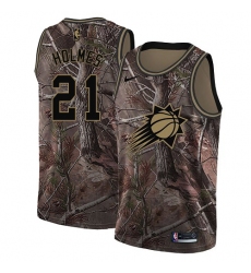 Men's Nike Phoenix Suns #21 Richaun Holmes Swingman Camo Realtree Collection NBA Jersey