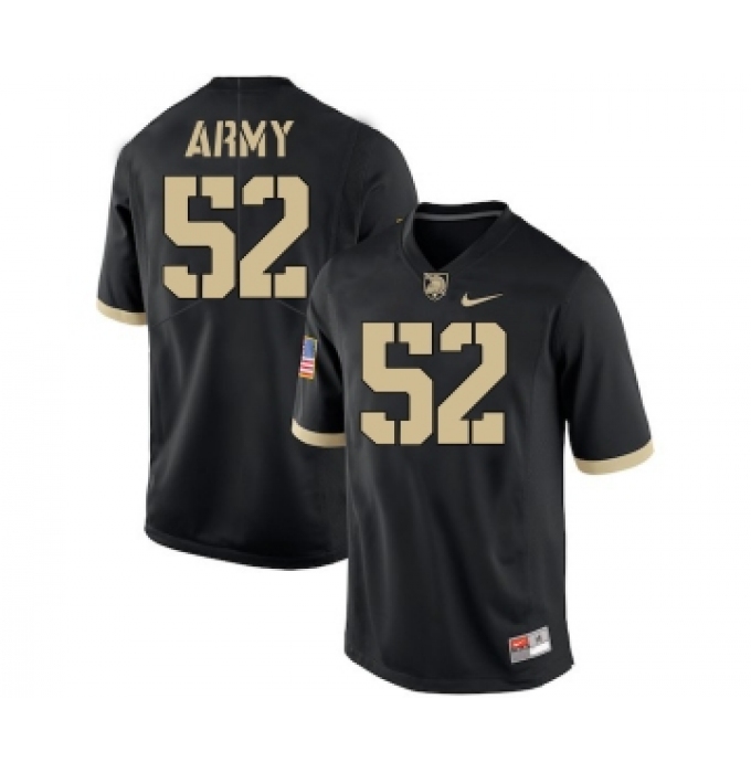 Army Black Knights 52 Spencer Welton Black College Football Jersey