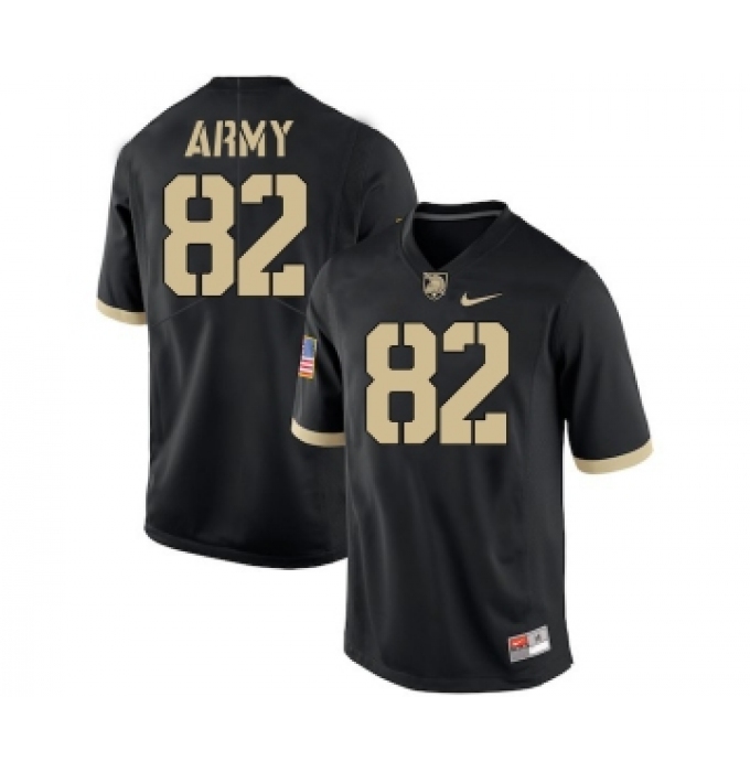 Army Black Knights 82 Alejandro Villanueva Black College Football Jersey