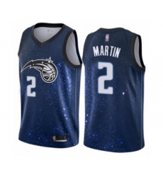 Men's Orlando Magic #2 Jarell Martin Authentic Blue Basketball Jersey - City Edition