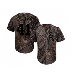 Youth Chicago White Sox #41 Kelvin Herrera Authentic Camo Realtree Collection Flex Base Baseball Jersey