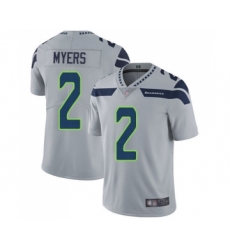 Youth Seattle Seahawks #2 Jason Myers Grey Alternate Vapor Untouchable Limited Player Football Jersey